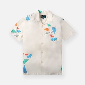 Plane Pops Camp Collar Resort Shirt - Large